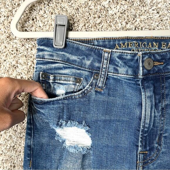 American Eagle Jeans Men’s 28x30 Extreme Flex Distressed Slim - Picture 2 of 6